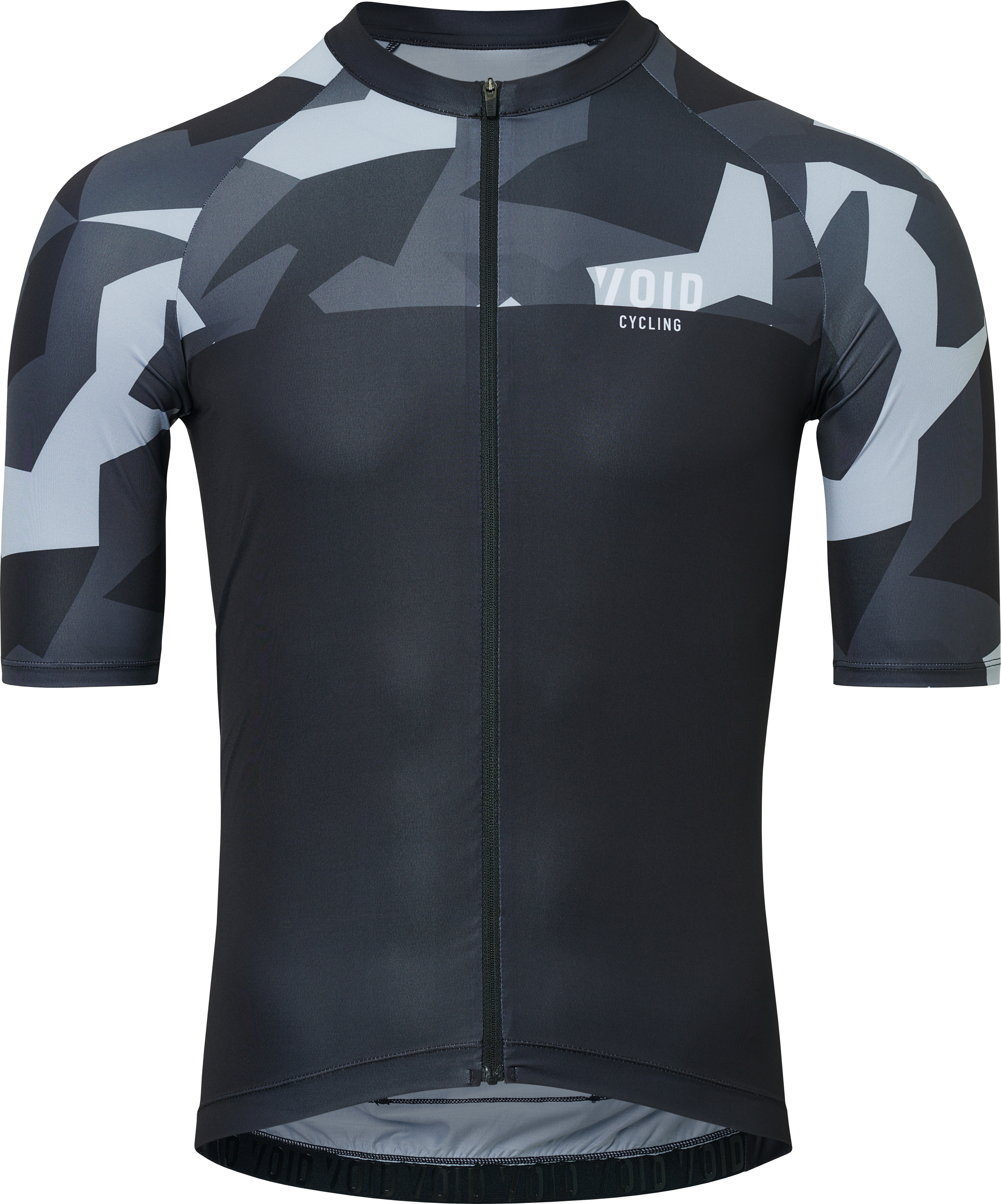 Men's Abstract SS Jersey Camo Black