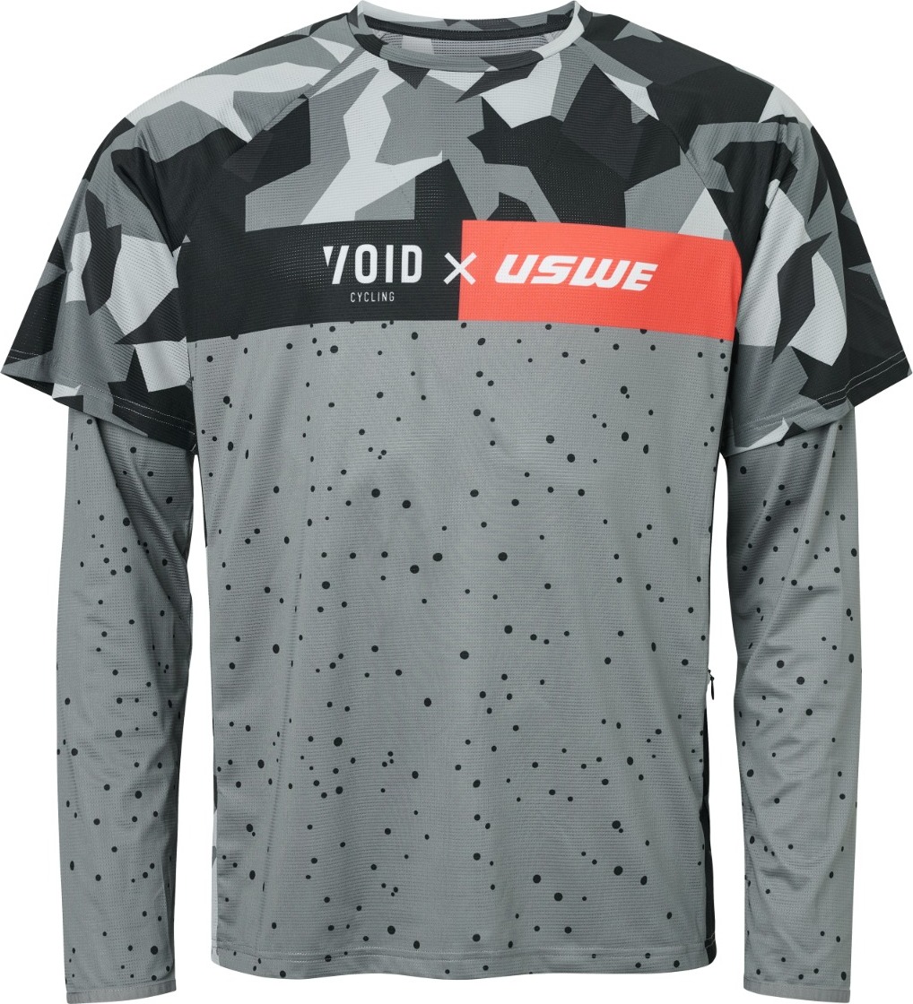 Men's MTB Long Sleeve Jersey Co-Lab Camo Black