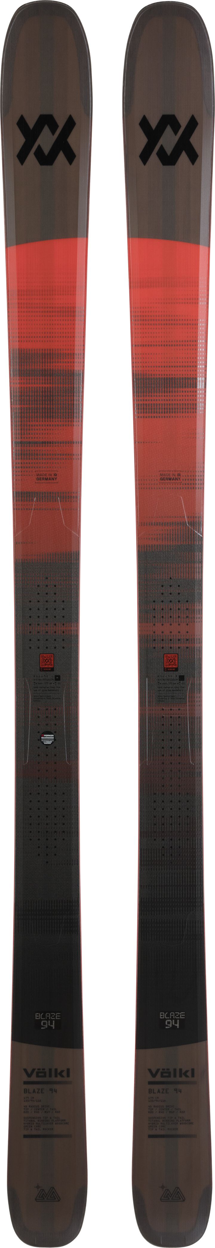 Völkl Blaze 94 Black Flat Black Völkl