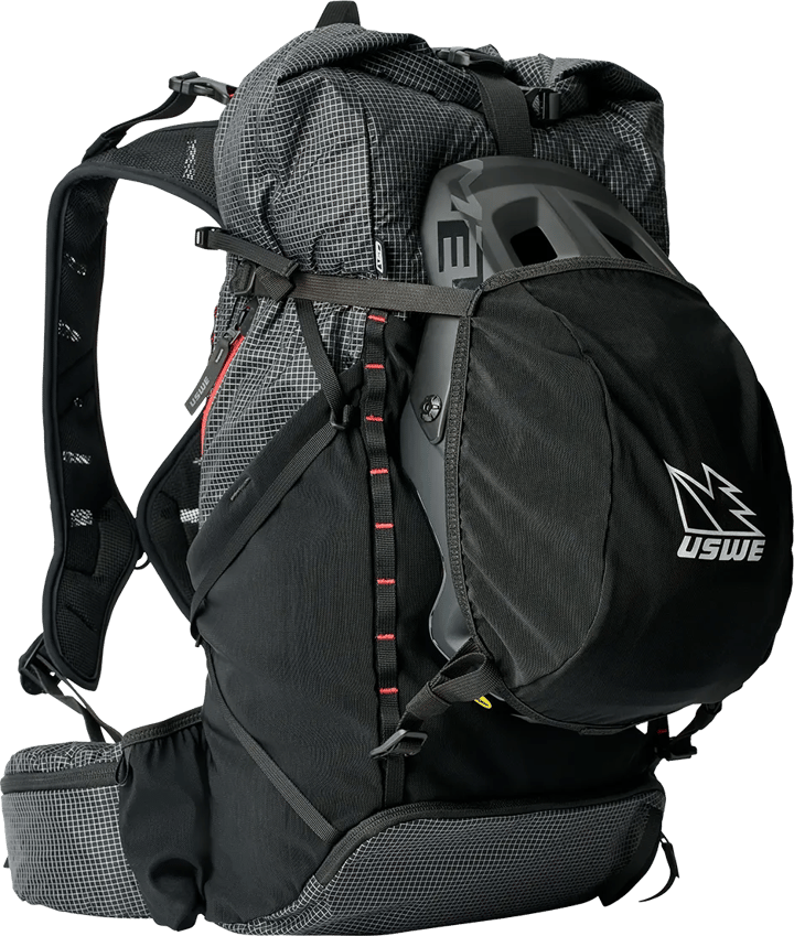 USWE VST Helmet Holder For Daypack Black USWE