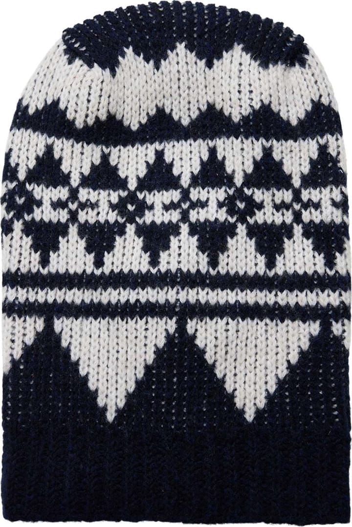 Varg Unisex Bräcke Knitted Balaclava Dark Blue With Off White Varg