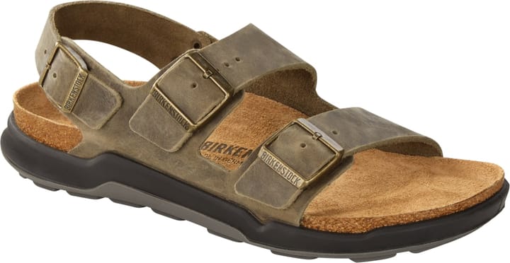 Birkenstock Men's Milano Crosstown Regular Faded Khaki Birkenstock