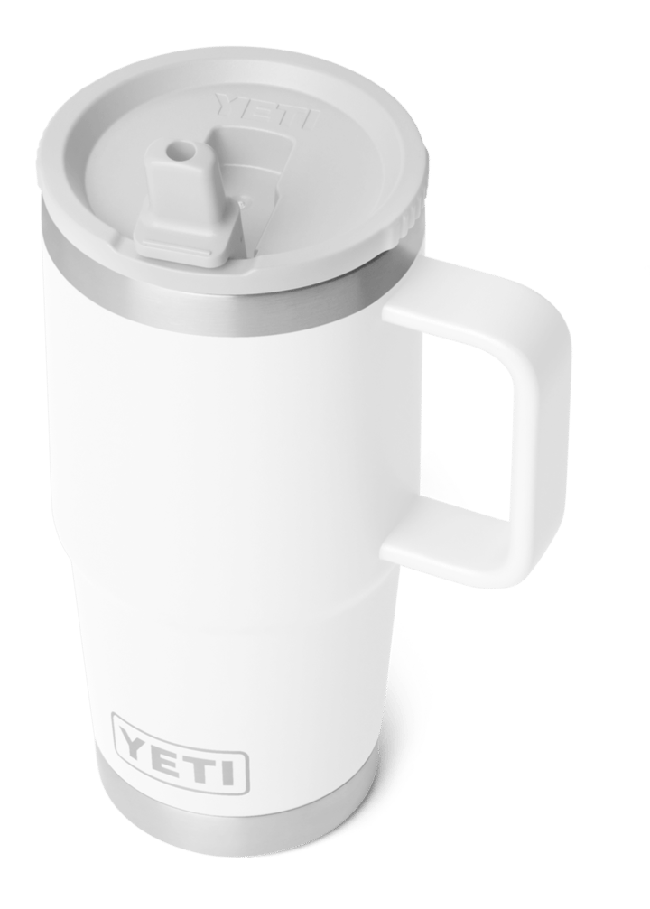 Yeti Rambler 591 ml Travel Straw Mug White Yeti