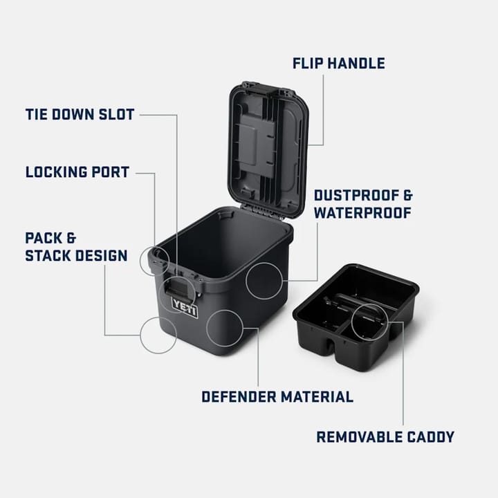 Yeti Loadout Gobox 15 Gear Case Charcoal Yeti