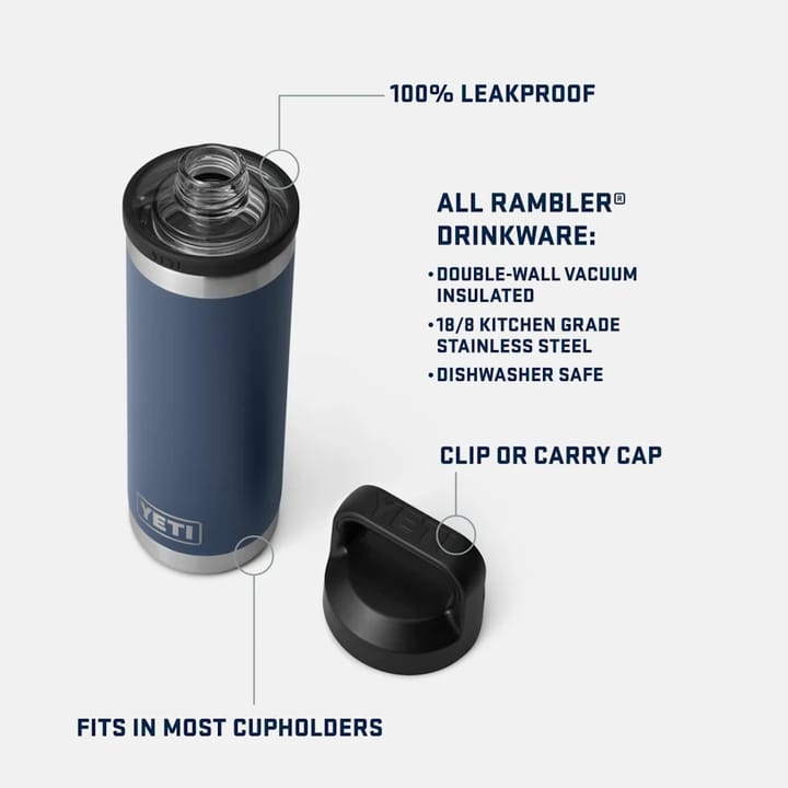 Yeti Rambler 18oz (532ml) Bottle with Chug Cap King Crab Yeti