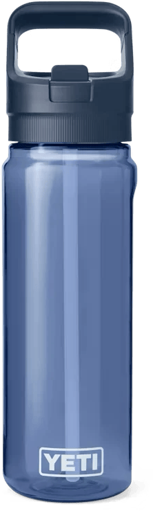 Yeti Yonder 25oz (750ml) Water Bottle with Straw Cap Navy Yeti
