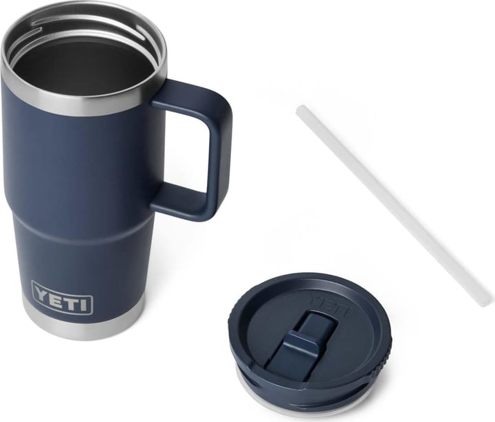 Yeti Rambler 591 ml Travel Straw Mug Navy Yeti