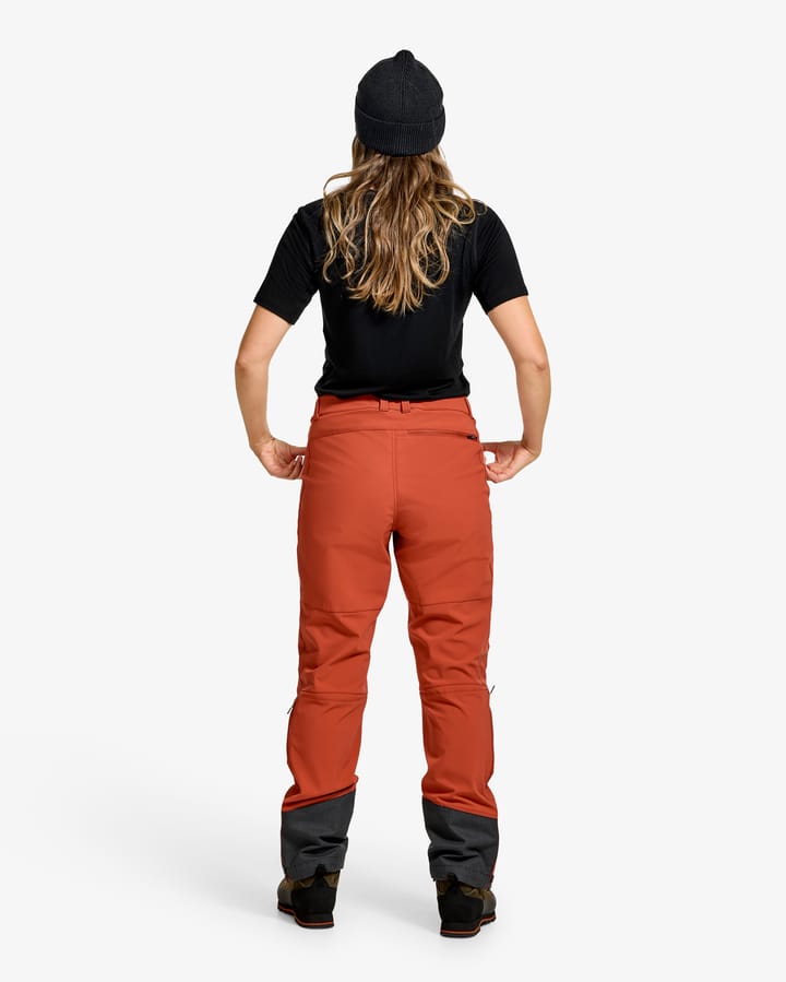 Lundhags Women's Padje Softshell Pant Cinnamon Red Lundhags