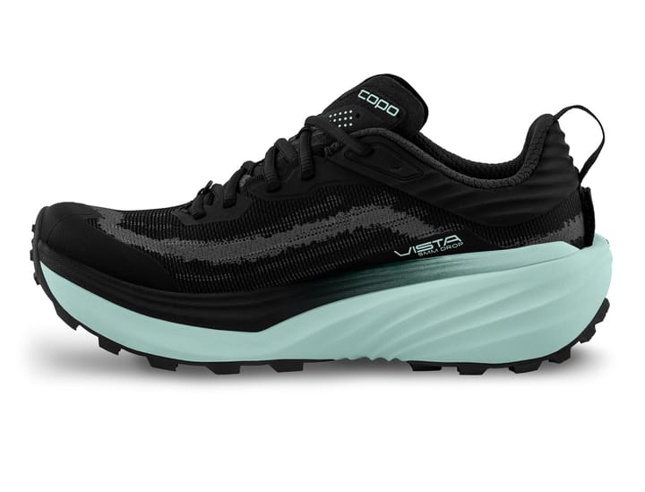 Topo Athletic Women's Vista Wide Black/mint Topo Athletic