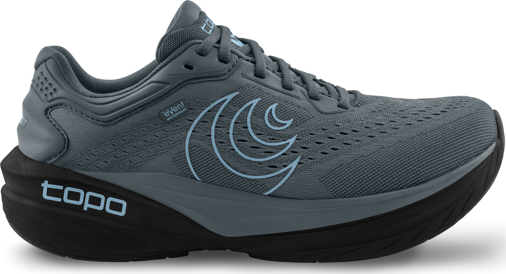 Topo Athletic Women's Phantom 4 Waterproof Grey/Blue