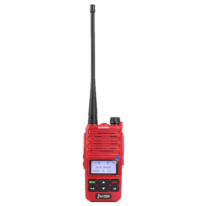 Brecom Vr-600d Jaktpakke -Radio,Headsett,Antenne Og Oppbevaringsveske BreCom