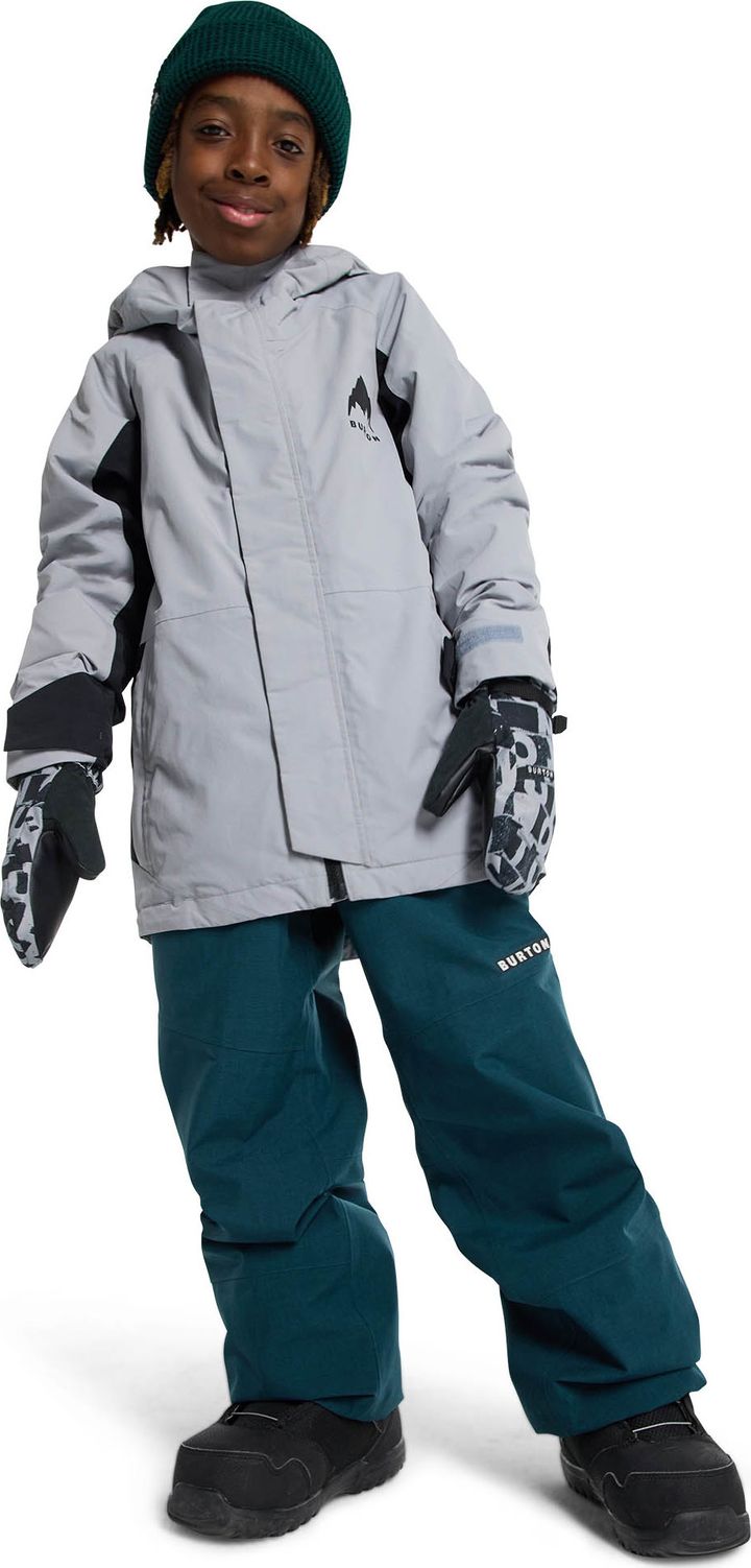 Burton Kids Skimmer Jacket Silver Sconce/true Black Burton