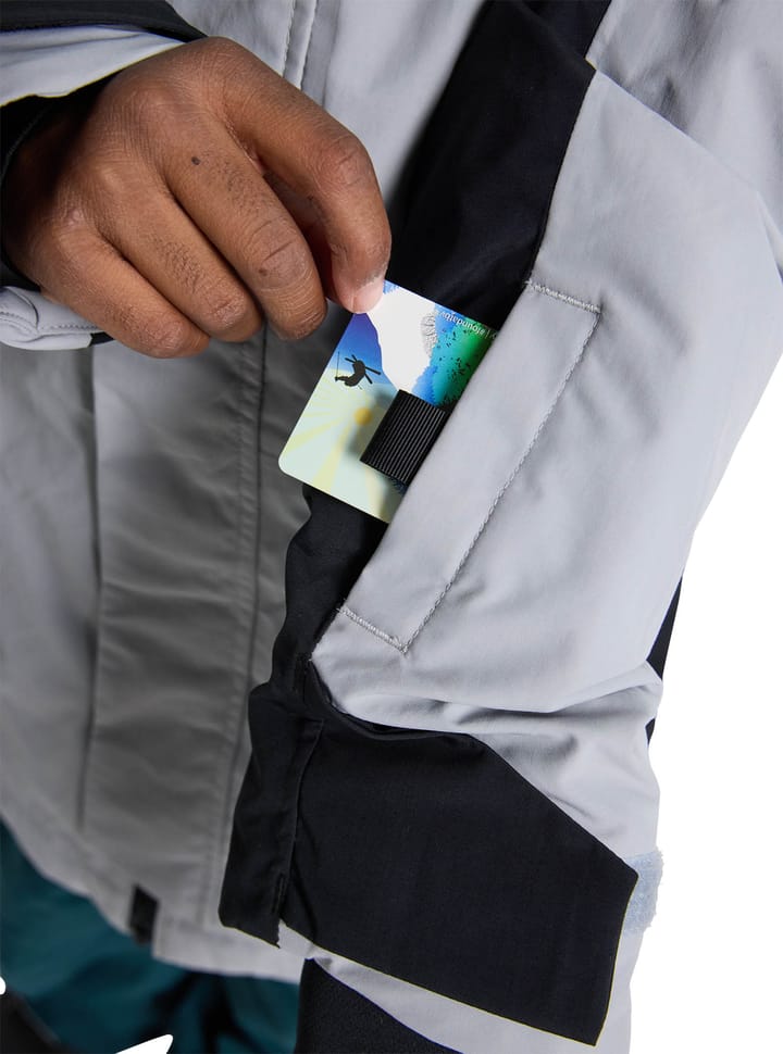 Burton Kids Skimmer Jacket Silver Sconce/true Black Burton