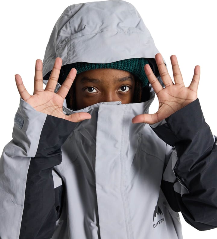 Burton Kids Skimmer Jacket Silver Sconce/true Black Burton