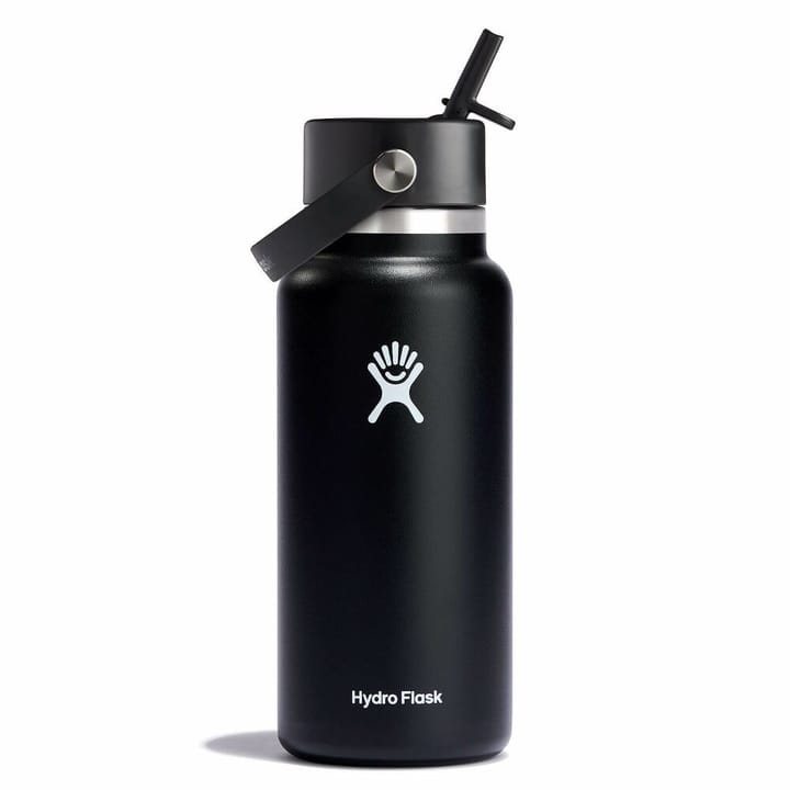 Hydro Flask 32 Oz Wide Flex Straw Cap Black Hydro Flask