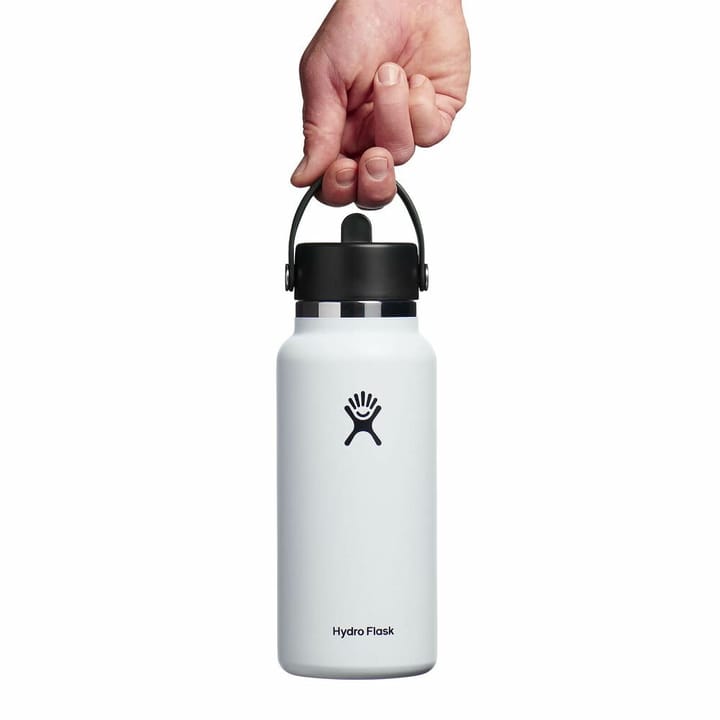 Hydro Flask 32 Oz Wide Flex Straw Cap White Hydro Flask