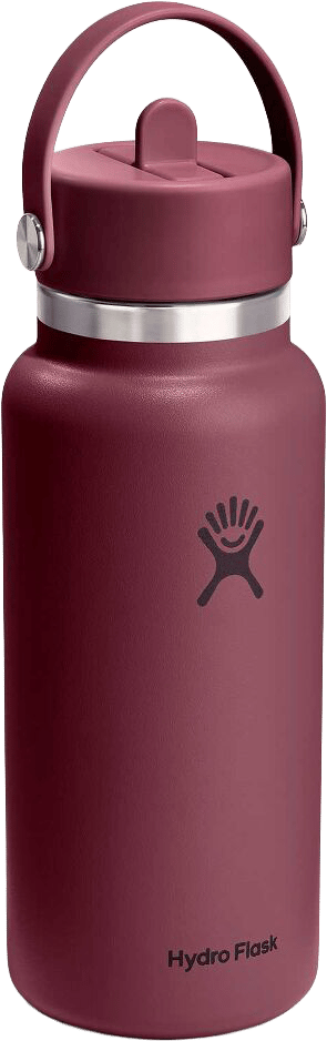 Hydro Flask Wide Flex Straw Cap 946ml Burgundy Hydro Flask