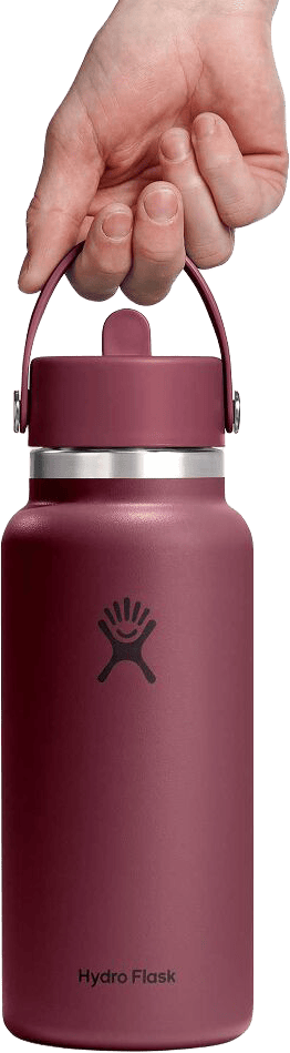 Hydro Flask Wide Flex Straw Cap 946ml Burgundy Hydro Flask