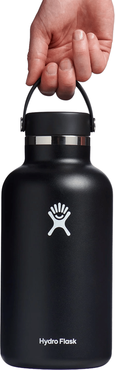 Hydro Flask Wide Mouth Flex 1900ml  Black Hydro Flask