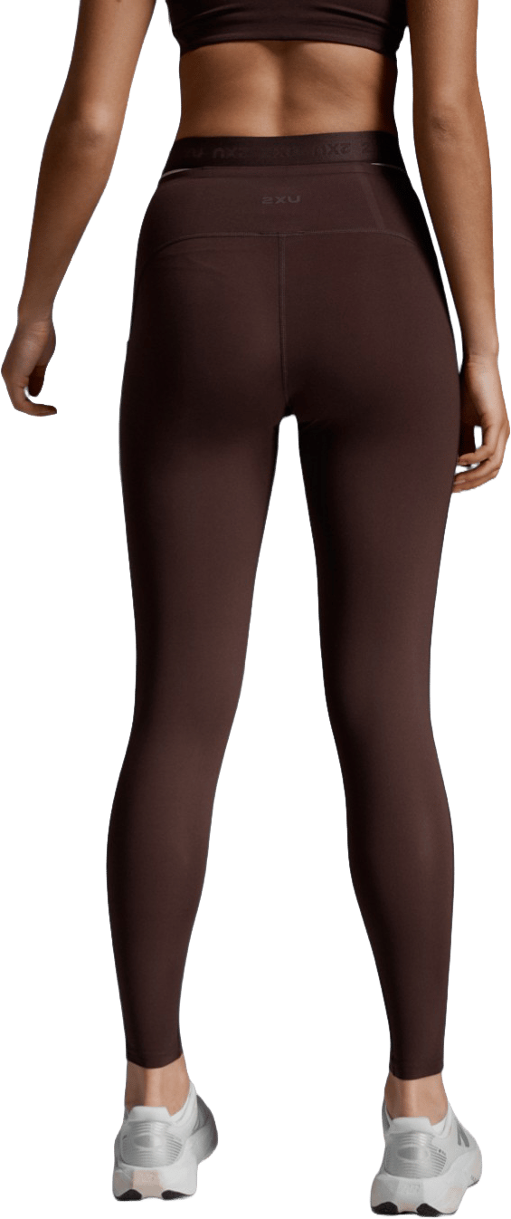 2XU Women's Form Stash Hi-Rise Compression Tights Bark/bark 2XU