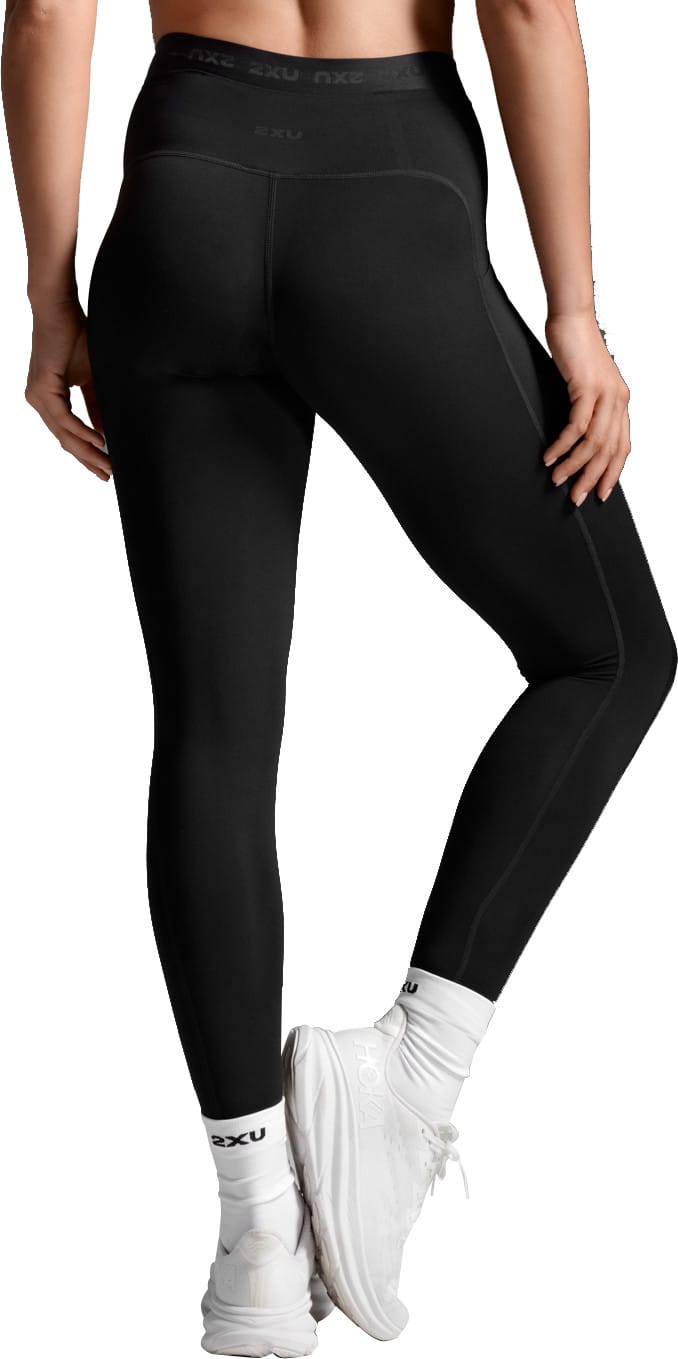 2XU Women's Form Stash Hi-Rise Compression Tights Black/black1 2XU