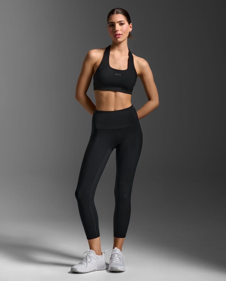 2XU Women's Form Stash Hi-Rise Compression 7/8 Black/black1 2XU