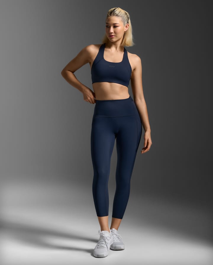 2XU Women's Form Stash Hi-Rise Compression 7/8 Midnight/midnight 2XU