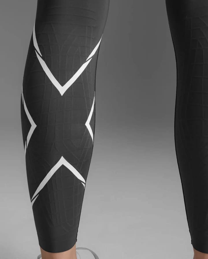 2XU Women'S Light Speed React Hi-Rise Compression Tights Black/ Black Reflective 2XU