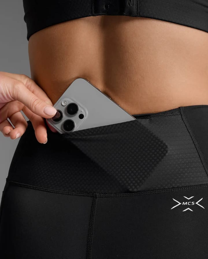 2XU Women'S Light Speed React Hi-Rise Compression Tights Black/ Black Reflective 2XU