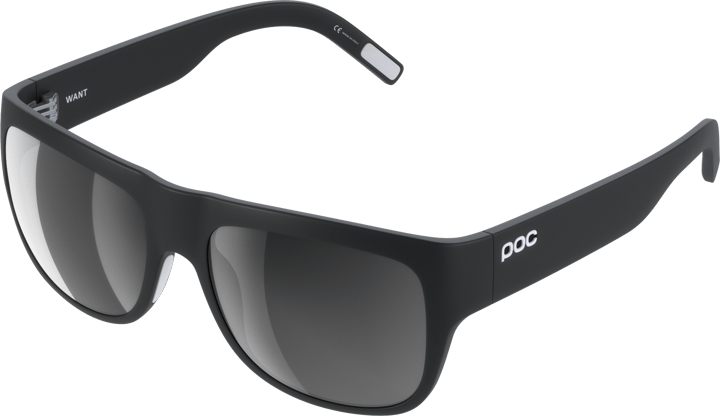 POC Want Polarized Bike Sunglasses Uranium Black/Clarity Polarized/Sunny Grey POC