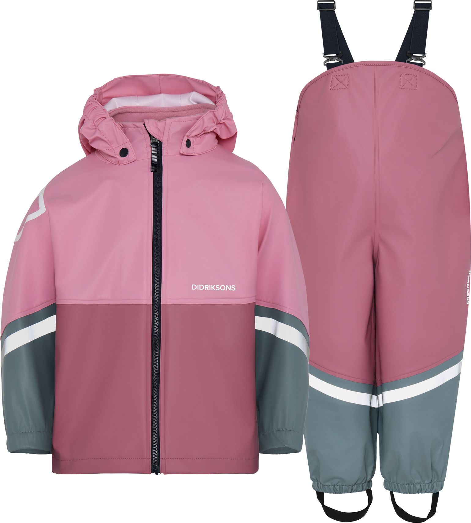 Didriksons Kids' Waterman Set 12 Light Heather Pink