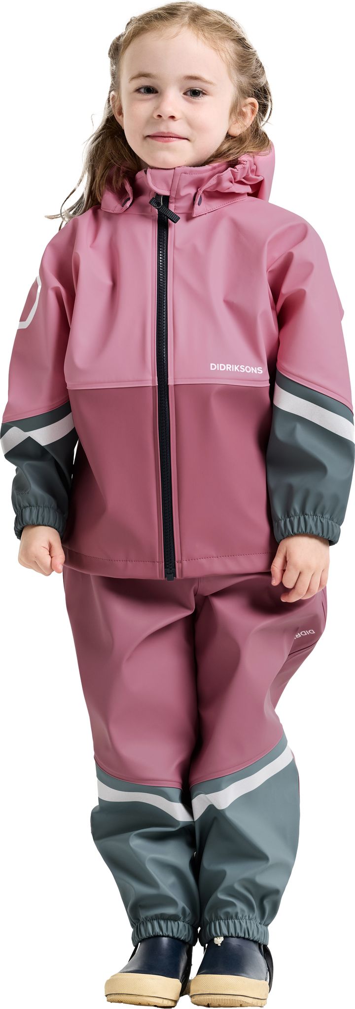 Didriksons Kids' Waterman Set 12 Light Heather Pink Didriksons