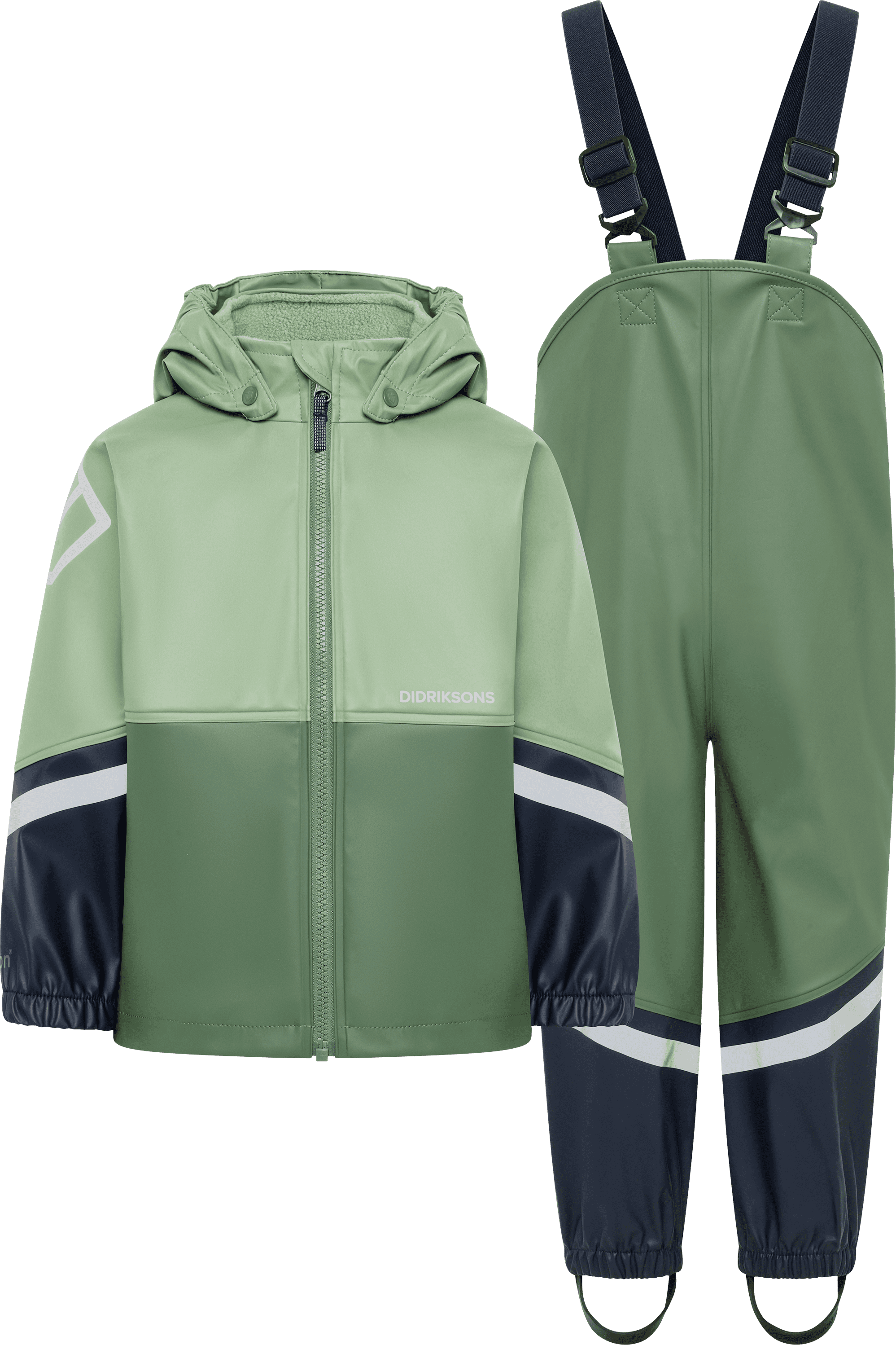 Didriksons Kids' Waterman Set 12 Sage Green