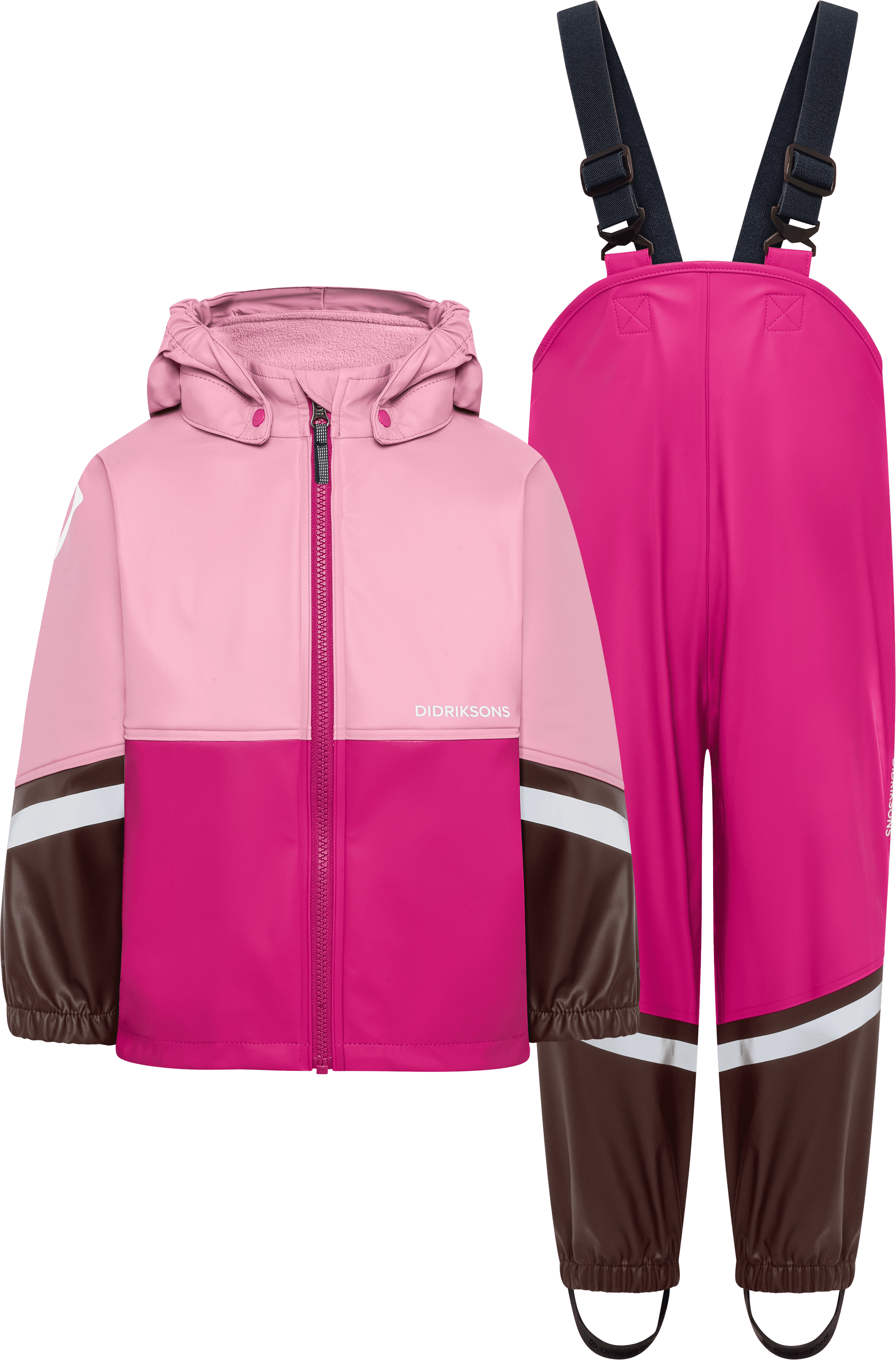 Didriksons Kids' Waterman Set 12 Oyster Pink