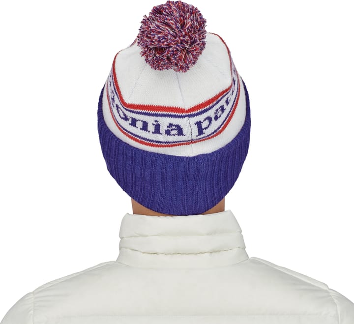 Patagonia Powder Town Beanie Park Stripe: Viking Blue Patagonia