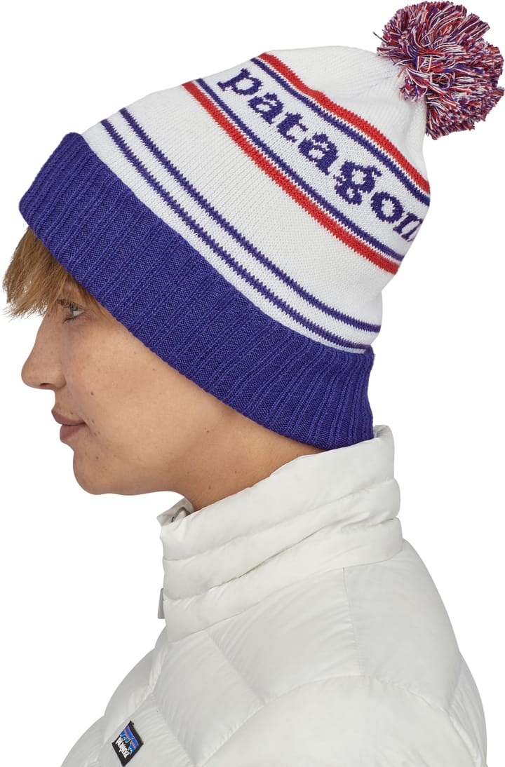 Patagonia Powder Town Beanie Park Stripe: Viking Blue Patagonia