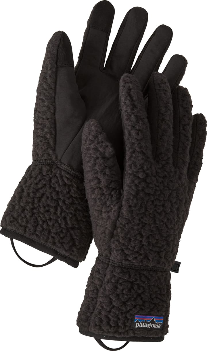 Patagonia Retro Pile Gloves Black Patagonia