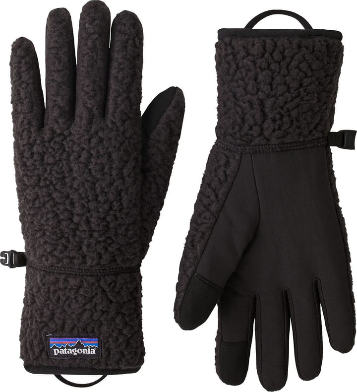 Patagonia Retro Pile Gloves Black Patagonia