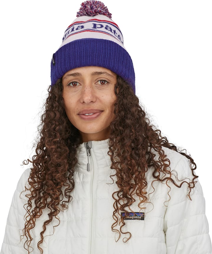 Patagonia Powder Town Beanie Park Stripe: Viking Blue Patagonia