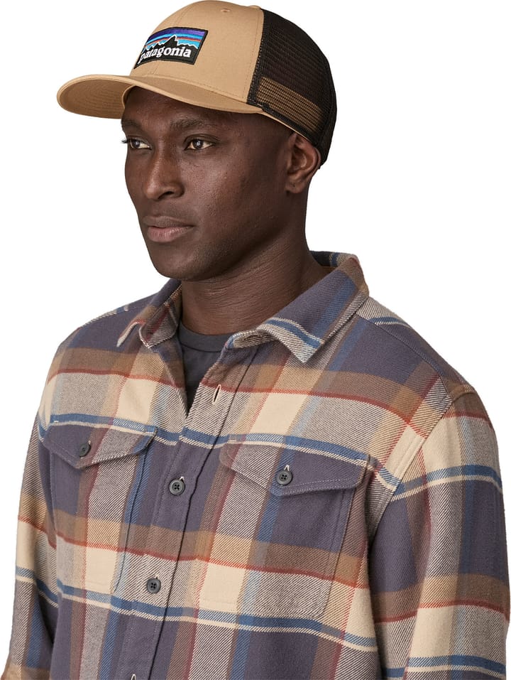 Patagonia P-6 Logo Trucker Hat Grayling Brown Patagonia