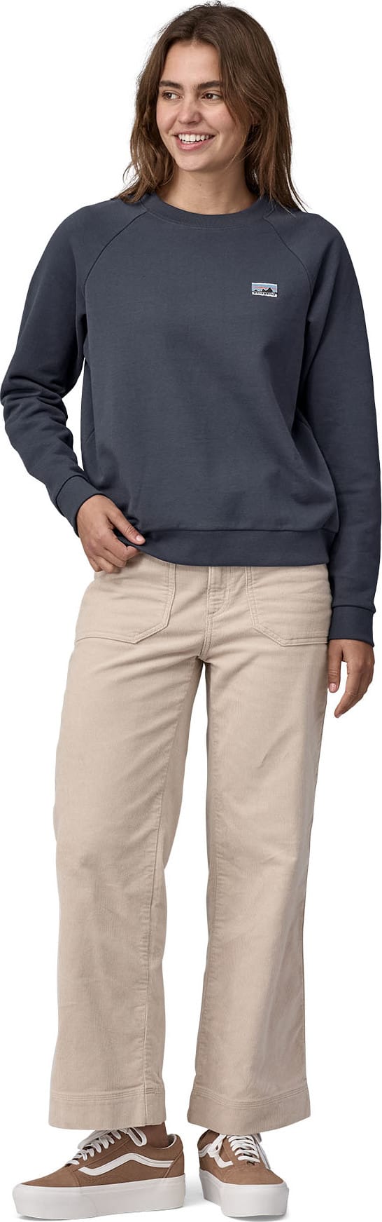 Patagonia Women's Regenerative Organic Certified Cotton Essential Top Smolder Blue Patagonia