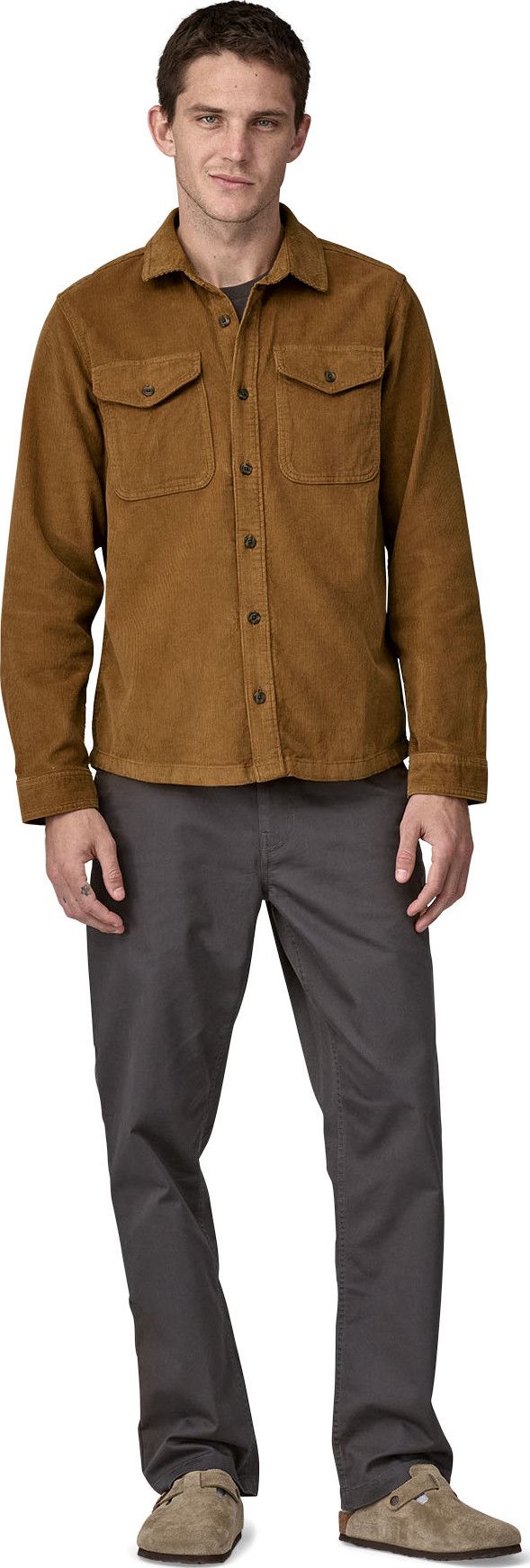 Patagonia Men's Corduroy Shirt Coriander Brown Patagonia