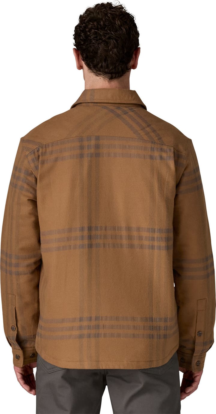 Patagonia Men's Lightweight Insulated Fjord Flannel Shirt Defend: Deer Brown Patagonia