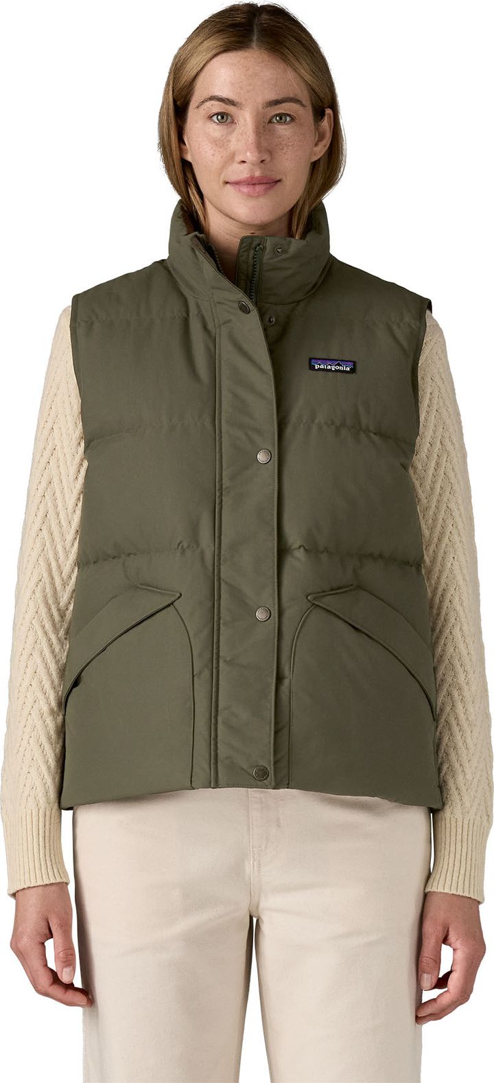 Patagonia Women's Downdrift Vest Basin Green Patagonia