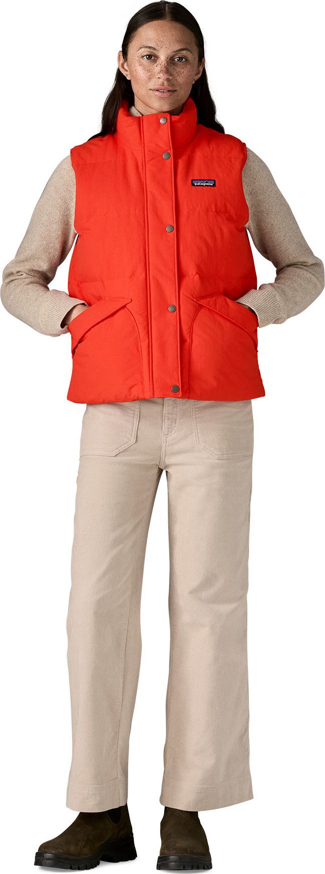 Patagonia Women's Downdrift Vest Sizzle Red Patagonia