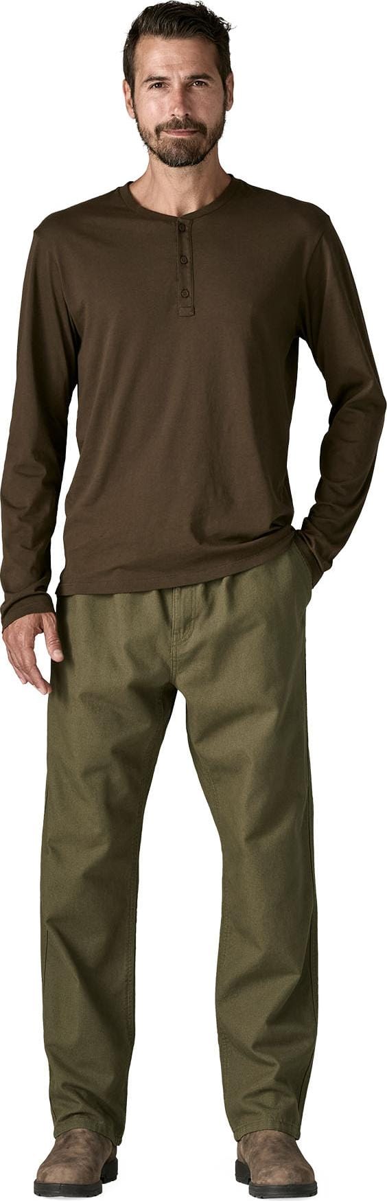 Patagonia Men's Point Reyes Canvas Gi Pants Basin Green Patagonia
