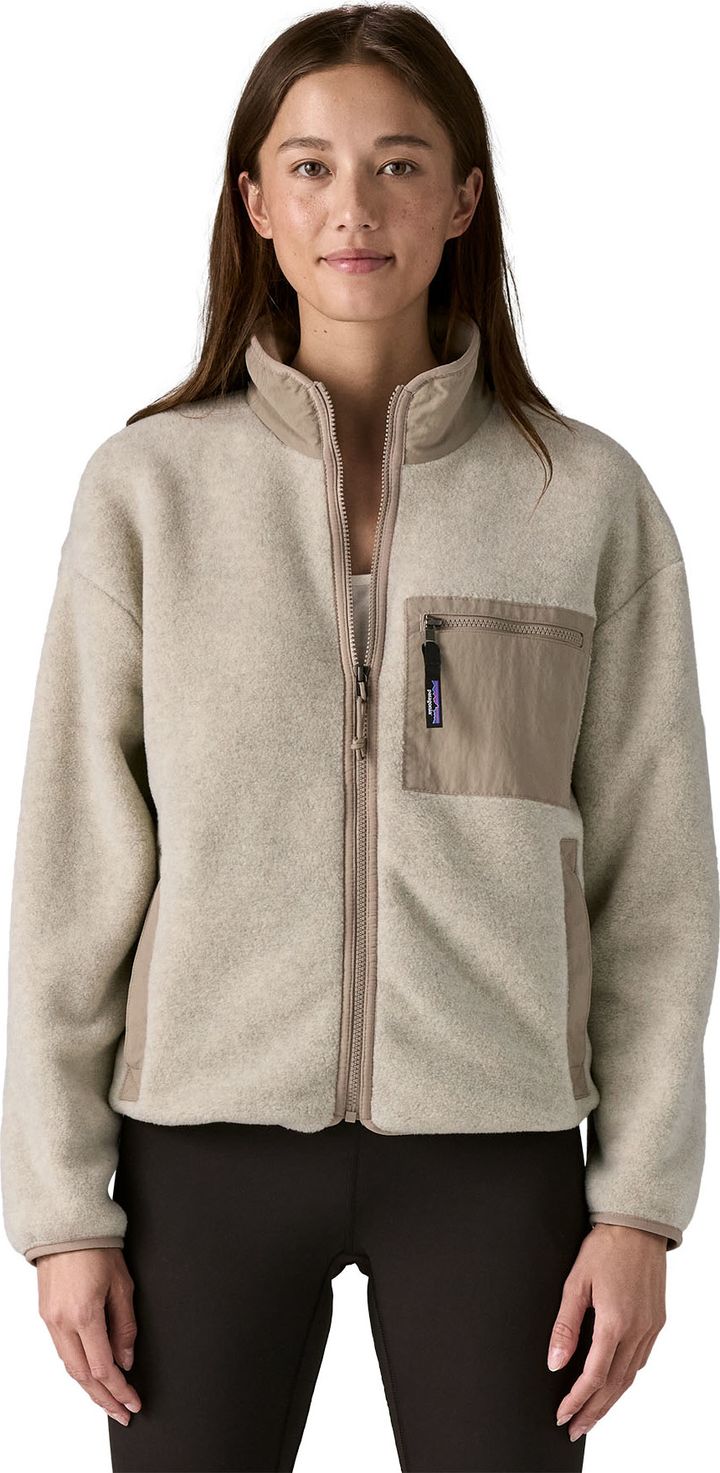Patagonia Women's Synchilla Jacket Oatmeal Heather W/seabird Grey Patagonia