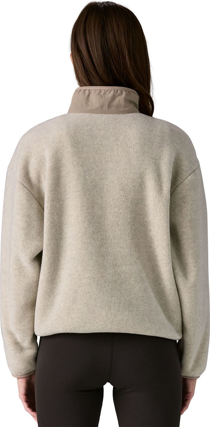 Patagonia Women's Synchilla Jacket Oatmeal Heather W/seabird Grey Patagonia