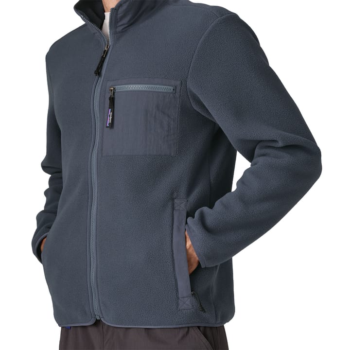 Patagonia Men's Synchilla Jacket Smolder Blue W/Smolder Blue Patagonia Patagonia Men's Synchilla Jacket Smolder Blue W/Smolder Blue Patagonia