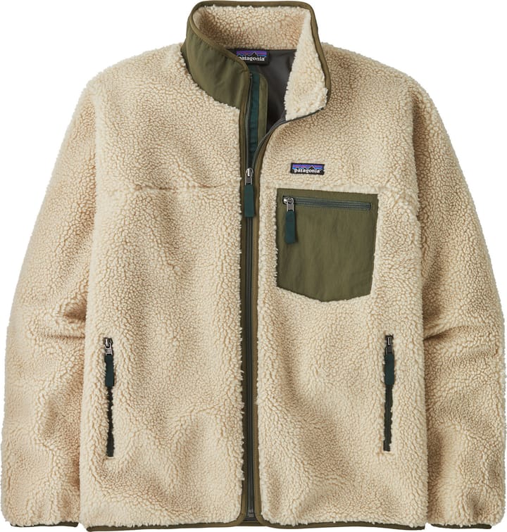 Patagonia Men's Classic Retro-X Jacket Dark Natural W/basin Green Patagonia